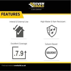 Cheap 🎁 Everbuild 904 Roof Felt & Chipping Adhesive 1 Litre - 90401 😀 -West System Shop unnamed file 145