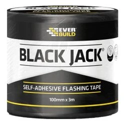 Cheapest 🎁 Everbuild Black Jack DIY 3m Flashing Tape 100mm FLDIY100 ⭐