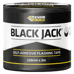 Cheap ???? Everbuild Black Jack DIY 3m Flashing Tape 150mm FLDIY150 ????