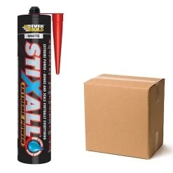 Deals 🧨 Everbuild Stixall Colour Wet & Dry Sealant Adhesive Box Of 12 🛒