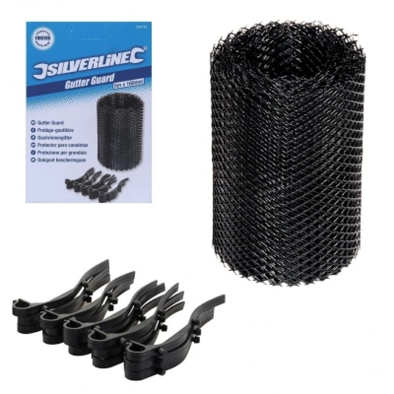 Deals ๐ Silverline Tools Silverline Gutter Mesh Leaf Guard 5m X 160mm 225710 ๐ 1 Deals ๐ Silverline Tools Silverline Gutter Mesh Leaf Guard 5m X 160mm 225710 ๐