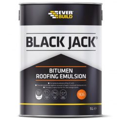 Budget ???? Everbuild 906 Black Jack Bitumen Roofing Emulsion ???? Coating 5 Litre - 90605 ????