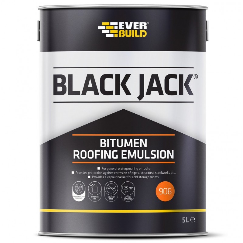 Everbuild 906 Black Jack Bitumen Roofing Emulsion Coating 5 Litre - 90605 Budget ???? Everbuild 906 Black Jack Bitumen Roofing Emulsion ???? Coating 5 Litre - 90605 ???? -West System Shop unnamed file 334