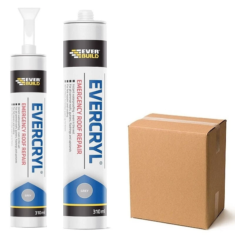 Brand new 🎉 Everbuild Evercryl Emergency Roof Repair Compound C3 Cartridge Trade Box Of 12 💯 1 Brand new 🎉 Everbuild Evercryl Emergency Roof Repair Compound C3 Cartridge Trade Box Of 12 💯