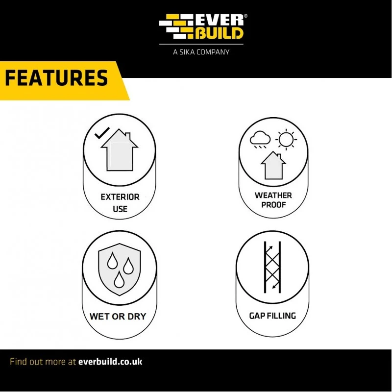 Flash Sale ⌛ Everbuild Roof & Gutter Butyl Sealant 310ml Black Box Of 12 ⭐ 6 Flash Sale ⌛ Everbuild Roof & Gutter Butyl Sealant 310ml Black Box Of 12 ⭐ - Image 6