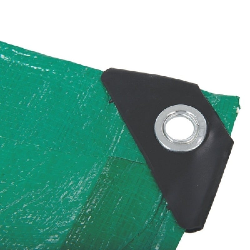 Cheap ???? Silverline Tools Green Garden Tarpaulin 4m X 5m Heavy Duty 237193 ???? 4 Cheap ???? Silverline Tools Green Garden Tarpaulin 4m X 5m Heavy Duty 237193 ???? - Image 4