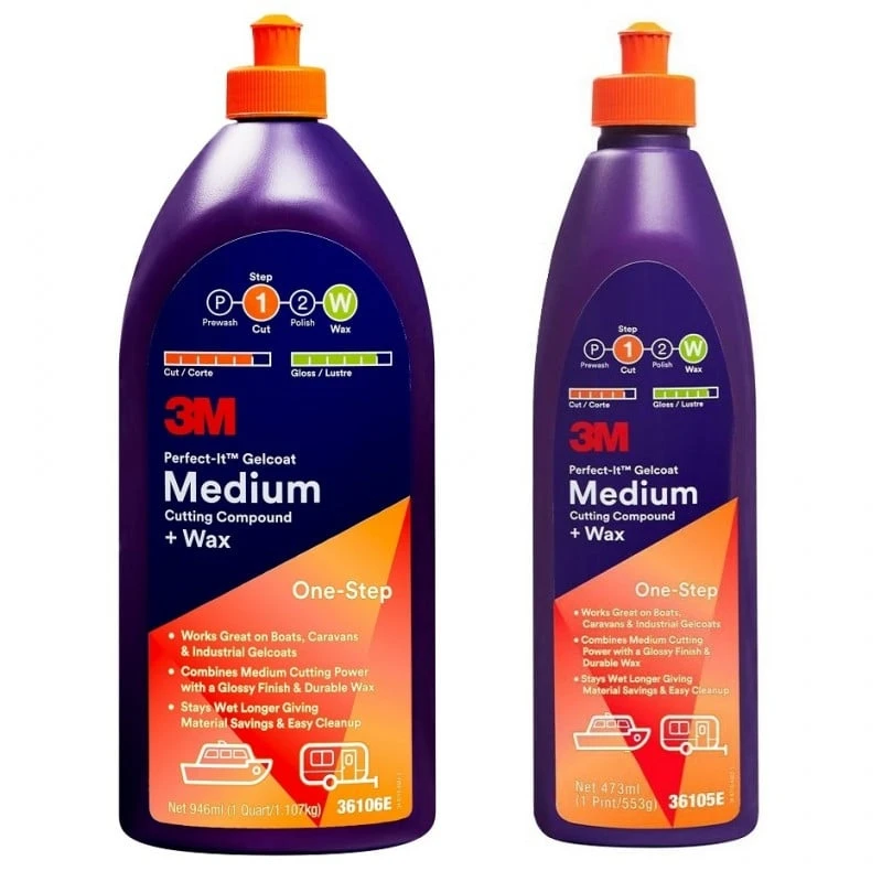 Wholesale 🥰 3M Marine Gelcoat Medium Cutting Compound Wax 946ml 36106E 😀 2 Wholesale 🥰 3M Marine Gelcoat Medium Cutting Compound Wax 946ml 36106E 😀 - Image 2