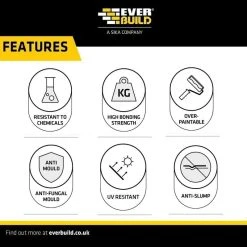 Deals 😉 Everbuild Clear Fix Adhesive Sealant Crystal Clear C3 CLEARFIX3 😍 -West System Shop unnamed file 62