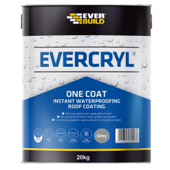 Brand new ???? Everbuild Evercryl Fibre Reinforced Roof Repair Compound 20KG - Grey ????